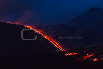 Etna Eruption of 16, May 2015