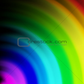 Abstract rainbow colours on a  background