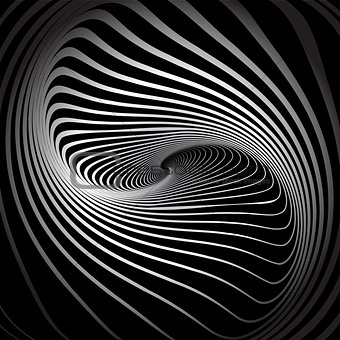 Abstract twirl illusion. 