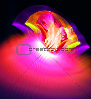 Fantastic flower as an abstract spray 2