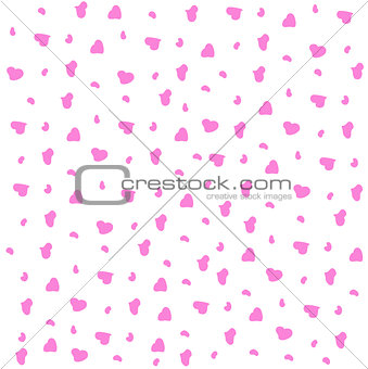 Baby background hearts pink seamless