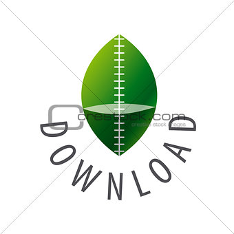 Vector green leaf logo for download