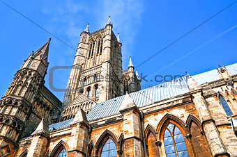 Lincoln cathedral and towers