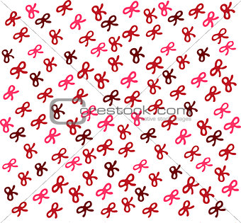 Baby background bows pink seamless