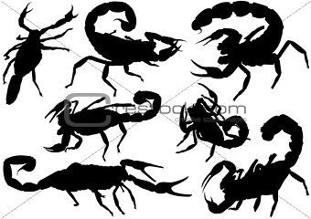 Scorpion Silhouettes
