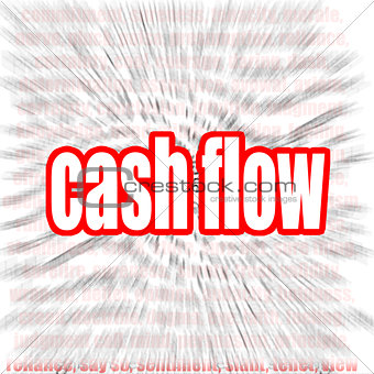 Cash flow word cloud