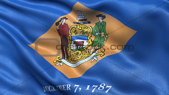 US state flag of Delaware