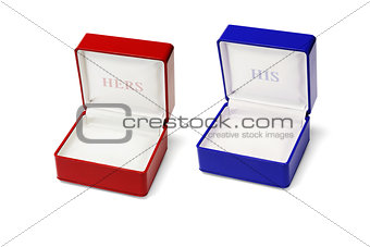His and Hers Jewellery Boxes 