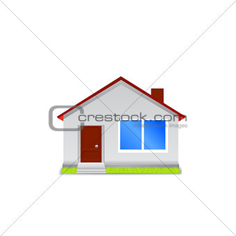 House icon isolated  Vector