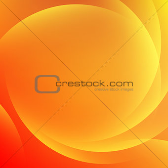 Orange light gradient background