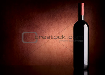 Bottle with wine
