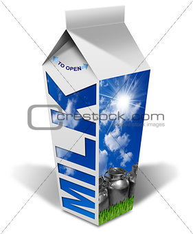 Fresh Milk Beverage Carton