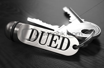 DUED Concept. Keys with Keyring.