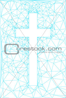 abstract background with cross