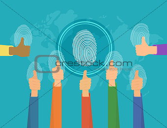 People fingerprints
