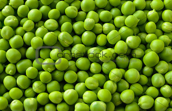Background of Fresh Sweet Green Pea Ceeds
