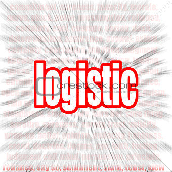 Logistic word cloud