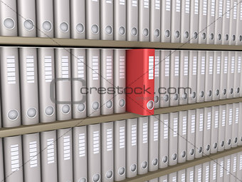 Many folders as huge database