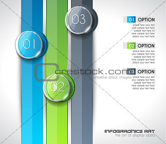 Modern Abstract Infographic template to display data, products