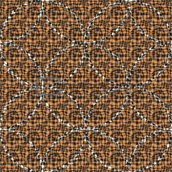 Patterned texture of overlapping strips