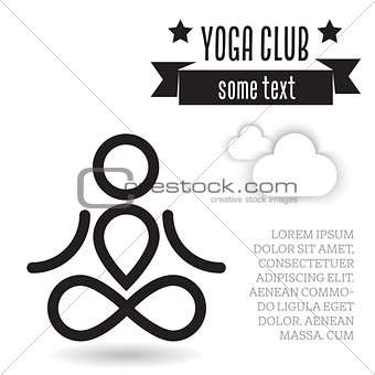 Yoga design concept