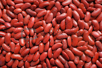 Dried red kidney beans background