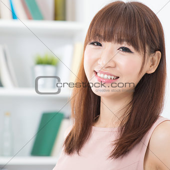 Asian girl face
