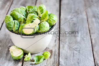 Brussels sprout background