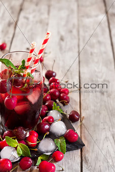 Cherry juice background