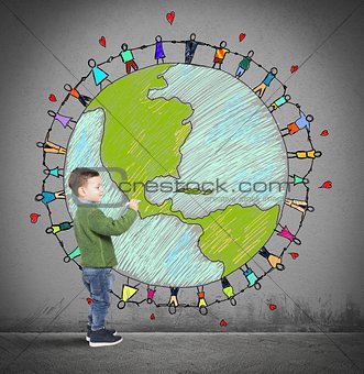 Solidarity world of a child