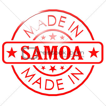 Made in Samoa red seal