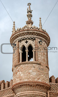 Tower of Colomares Castle. Benalmadena town. Spain