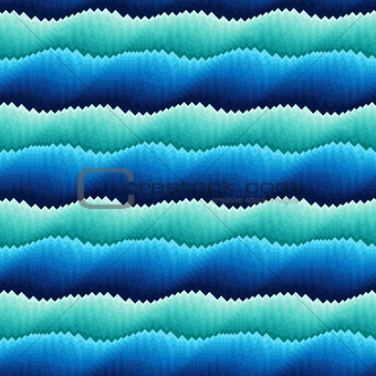 Abstract seamless blue and turquoise waves