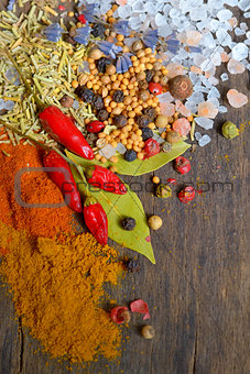  different Spices and herbs