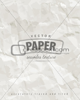 Rumpled paper seamless texture