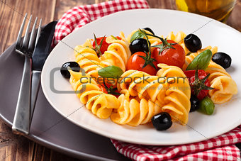Italian food. Pasta.