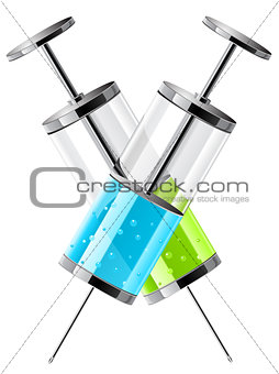 glass medical syringes
