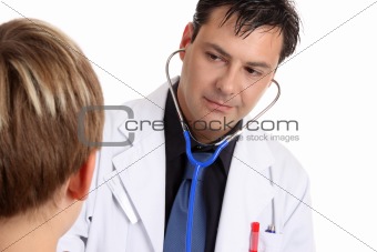 Doctor patient medical checkup
