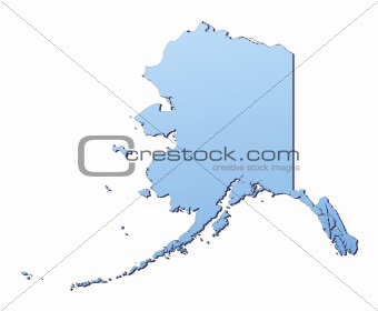 Alaska(USA) map