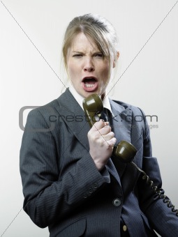 Angry Businesswoman