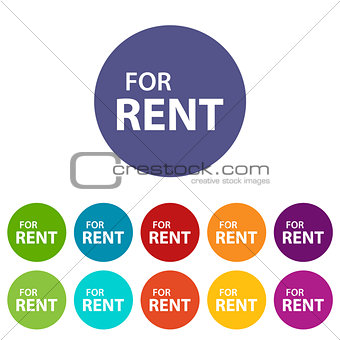 For rent flat icon