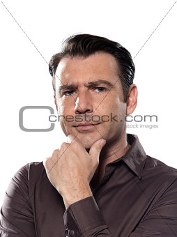 Man Portrait pensive