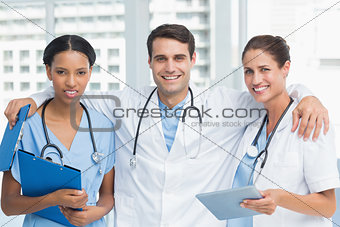 Portrait of doctors with arms crossed