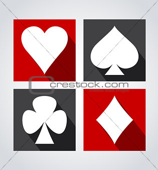 Playing card symbols