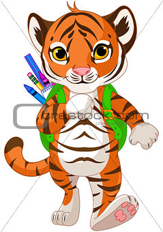 Tiger Go to School