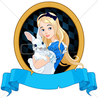 Alice with White Rabbit