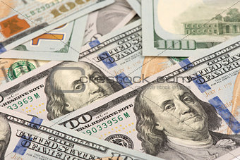 one hundred Dollar Bills background