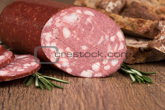 Smoked sausage salami