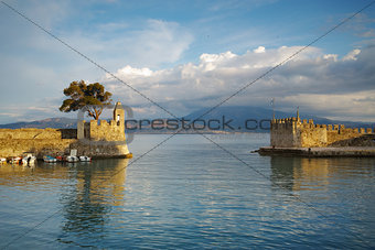 Fortification at the port of Nafpaktos town