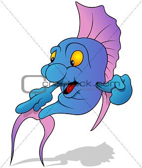 Blue Little Fish